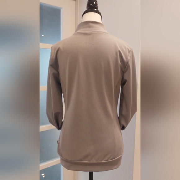 Nicole Miller Sport Gray Zip Pullover - Picture 6 of 8